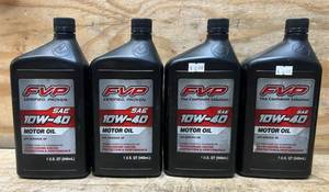 FVP  10W-40 Conventional Motor Oil - 5 Quart lot of 4