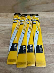 DeWalt 12 in. Bi-Metal Hacksaw Blades 24 TPI 2 pk (lot of 4)