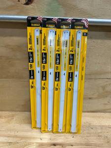DeWalt 12 in. Bi-Metal Hacksaw Blades 24 TPI 2 pk (lot of 4)