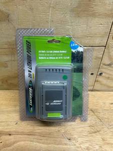 Earthwise 20 Volt Li-Ion Battery   2.0 Ah, Model# BL82020