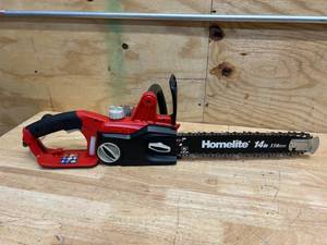 Homelite corded electric chainsaw