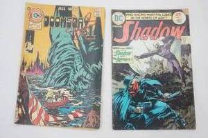 2ct Vintage Comics (#1) Doomsday  1 VOl. 1, No. 1, July 1975 The Shadow Vol. 3, No. 11, June-July, 1975.