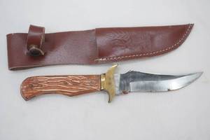 Vintage Buck Knife 4.5 blade. with sheath
