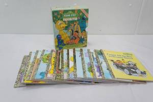 Vintage 1980s Golden Book Set. Sesame Street Favorites. 12 Books