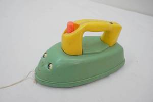 Vintage 1966 Fisher-Price Music Box Iron Pull Toy