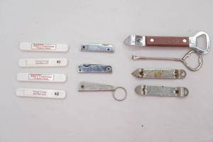 Vintage Knives and Bottle Openers. Grain Belt, Bucks, Hams, Newton MFG. Co.