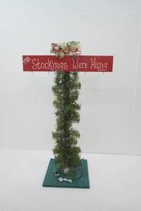Stockings Were Hung 34 Tall Wooden Holiday Sign