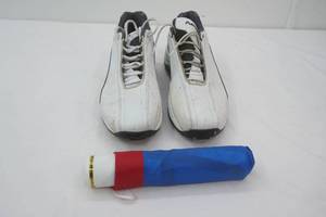 Golf Shoes (mens size 8) & Golf Umbrella