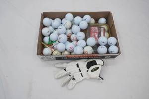 Golf Balls, Golf Tees, Left Hand Golf Glove