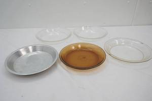 Anchor Hocking, Pyrex, Aluminum Pie Plates
