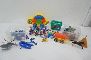 Vintage Toys and Figurines. California Raisins, Cowboys and Indians, Refrigerator Letters and more