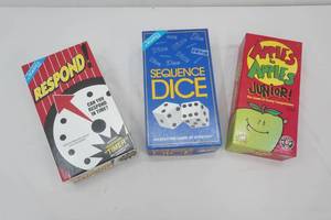 Games Apples To Apples, Respond, Sequence Dice