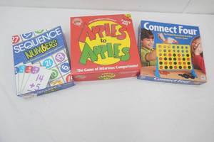 Games Apples To Apples, Connect Four, Sequence Numbers