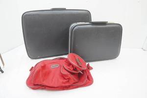 Vintage Suitcase Set & Catherine Kelly Modern Travel Bag Set