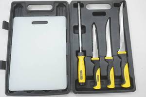 Stanley 5 Piece Fish Fillet Set. Portable, with case
