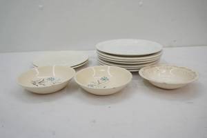 7ct Salad Plates Vintage ironstone plates and berry bowls