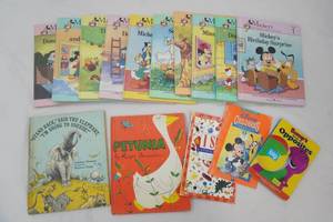 Vintage Mickey Mouse Books 10 Volumes Stand Back Said the Elephant 1971 and more