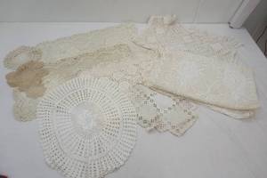 Vintage Lace and Crochet Linens
