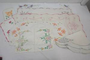 Vintage Embroidered Linens