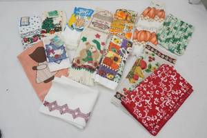 Kitchen Towels, Hand Towels. Vintage New, Some Used
