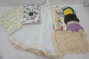 Flannel Backed Vinyl Tablecloths, Crochet Doilies, Crochet Round Tablecloth