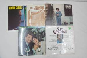 Vintage Vinyl Records Billy Joel, Slim Whitman, Conway Twitty and more