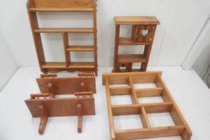 Wooden Shelves and Shadow Box-Type Shelves