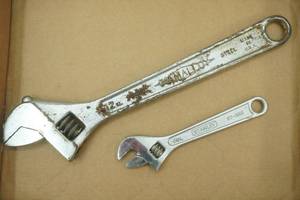 Crescent Wrenches. Stanley, Diamalloy