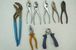 Hand Tools Variety of Pliers