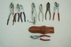 Hand Tools Variety of Pliers, leather belt plier holder
