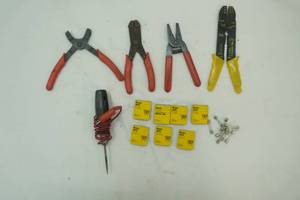 Hand Tools Wire Strippers, Tester, Fuses