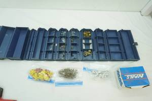 Rollable Hardware Caddy and Variety of Hardware