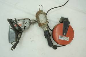 Treble Light wcord reel, corded drill