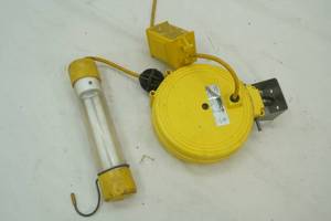 Halogen Work Light with Cord Reel