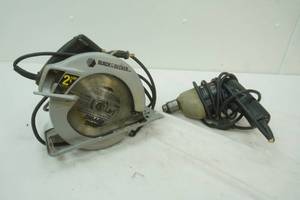 Black and Decker skill saw and drill