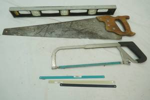 Hand Saws, Level, Saw Blades