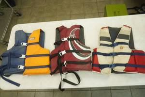 3ct Life Jackets. Adult Sized Super Large, Super Large,  XL