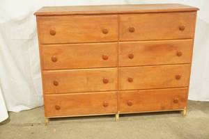 Wooden Chest of Drawers. 8 drawers 45x 17x 34 (bottom board is included-not pictured)