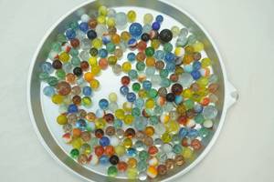 Vintage Marbles & Shooters 2.65lbs