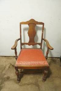 VintageAntique Dining Table Chair