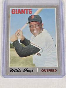 Willie Mays 1970 Topps #600 - San Francisco Giants Vintage Baseball Card