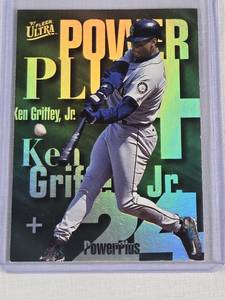 Ken Griffey Jr. 1997 Fleer Ultra Power Plus Insert 4 of 12 - Seattle Mariners Baseball Card