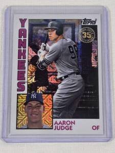 Aaron Judge 2019 Topps Mojo Refractor #T84-18 - New York Yankees Baseball Card