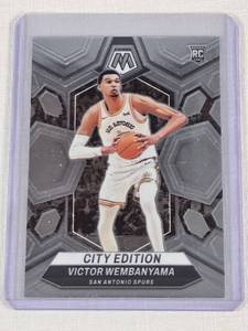 Victor Wembanyama Rookie 2023-24 Panini Mosaic City Edition #282 - San Antonio Spurs Basketball Card