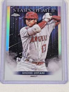 Shohei Ohtani 2022 Topps Chrome Refractor Stars of MLB #SMLBC-24 - Angels Baseball Card