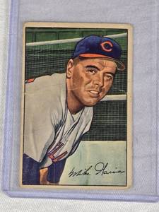 Mike Garcia 1952 Bowman #7 - Cleveland Indians Vintage Baseball Card