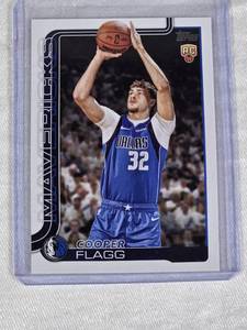 Cooper Flagg Rookie 2025 Topps #201 - Dallas Mavericks Basketball Card