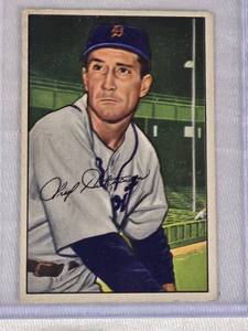 Fred Hutchinson 1952 Bowman #3 - Detroit Tigers Vintage Baseball Card