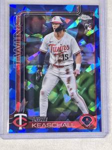Luke Keaschall Rookie 2025 Topps Chrome Sapphire #USC106 - Minnesota Twins Baseball Card