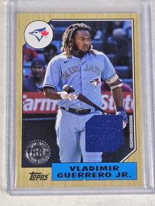 Vladimir Guerrero Jr. 2022 Topps 1987 Relic #87R-VG - Toronto Blue Jays Baseball Card